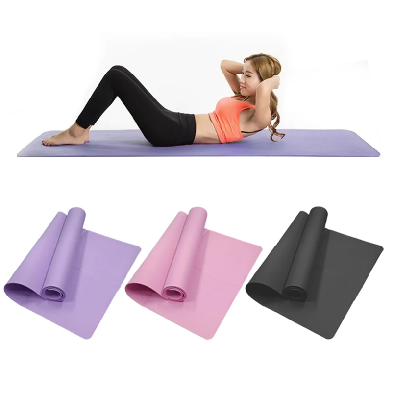 Home Gym Rubber Flooring - سجادة يوجا سميكة 4 مم من
