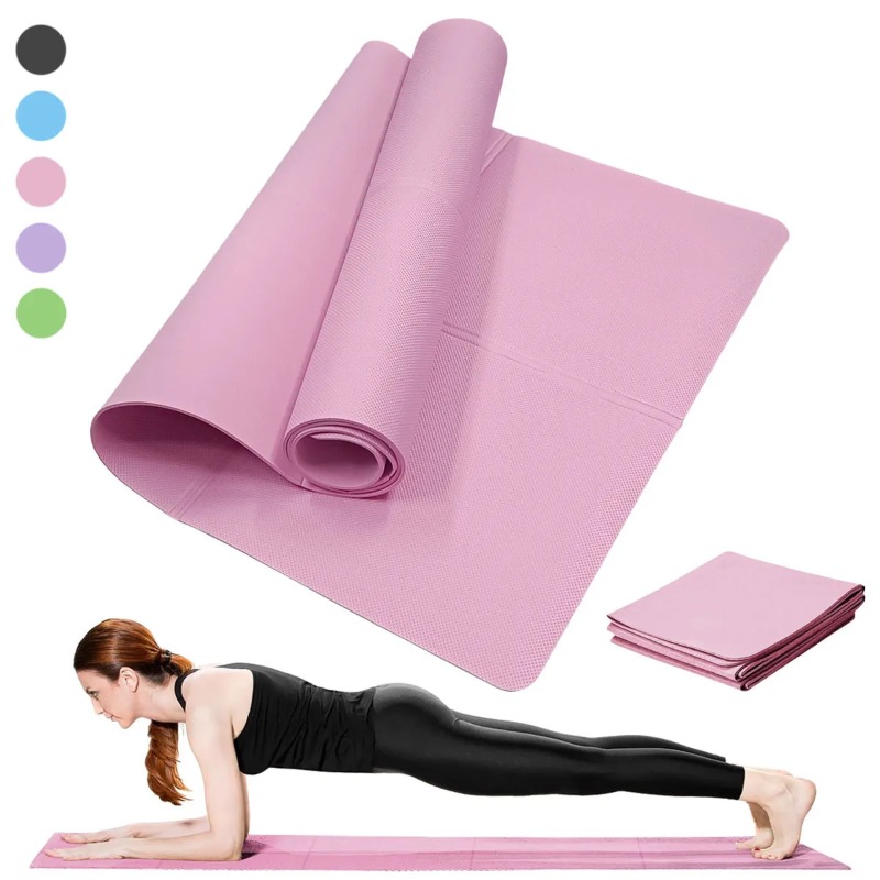 Home Gym Rubber Flooring - اليوغا حصيرة بيلاتيس اللياقة البدنية حصيرة