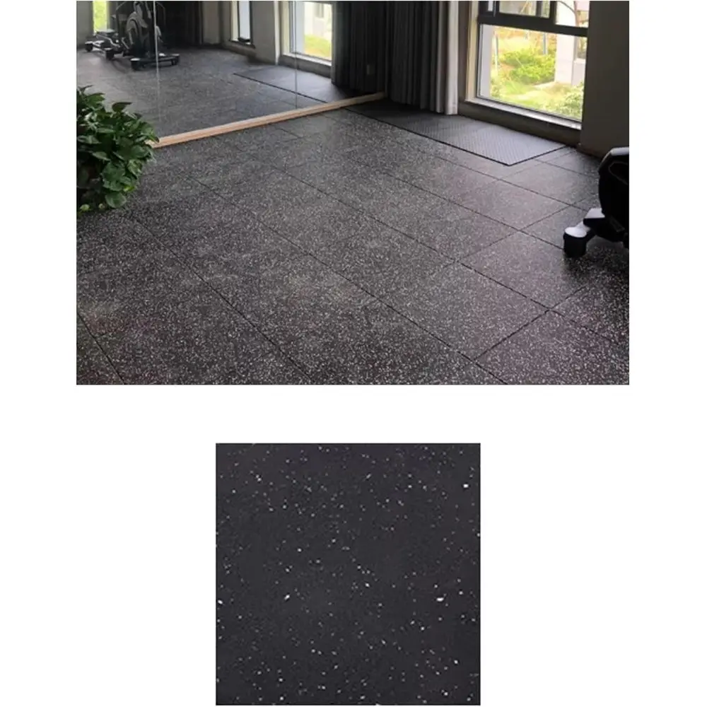 Home Gym Rubber Flooring - أرضيات الصالات الرياضية: حصائر مطاطية واقية