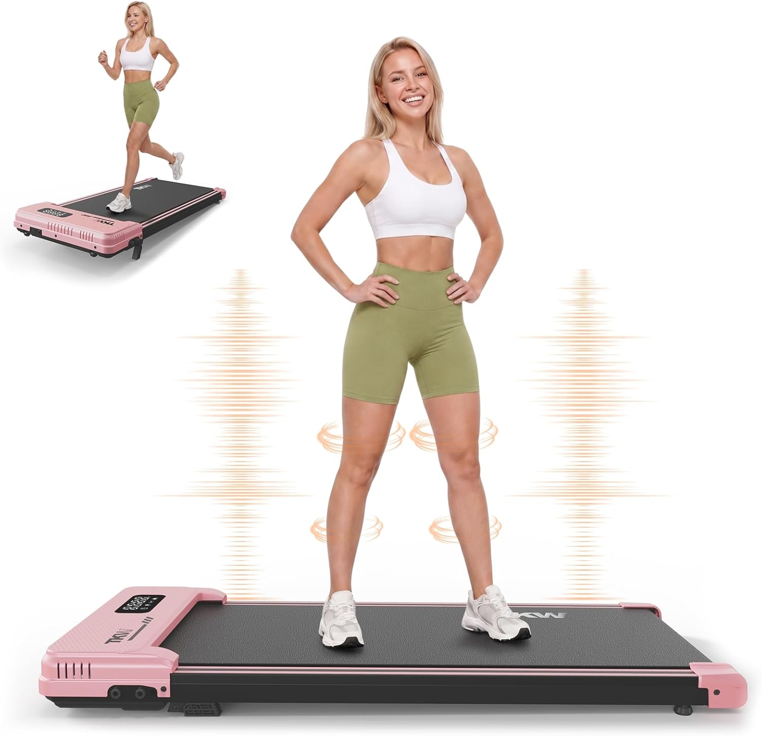 Home Gym For Small Spaces - جهاز مشي مائل للاستخدام تحت المكتب،