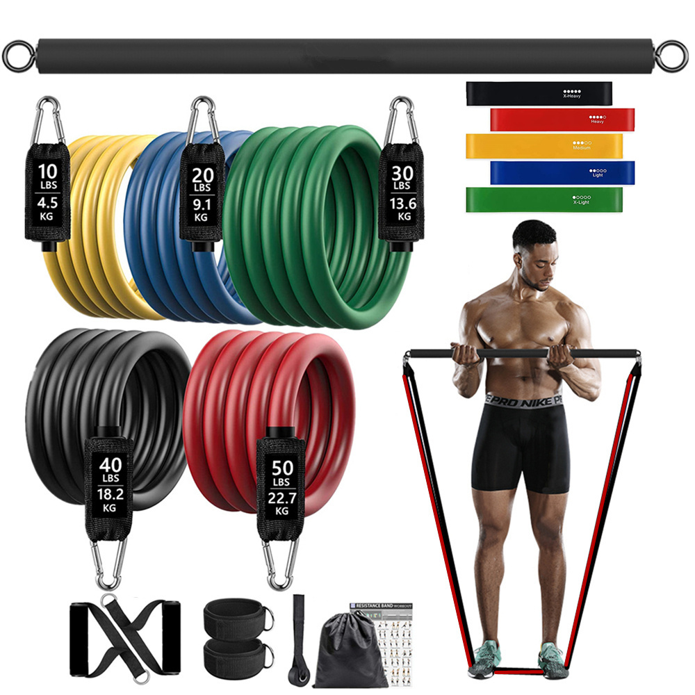 Home Gym Resistance Machine - 150lb اللياقة البدنية الغنيمة المقاومة شريط