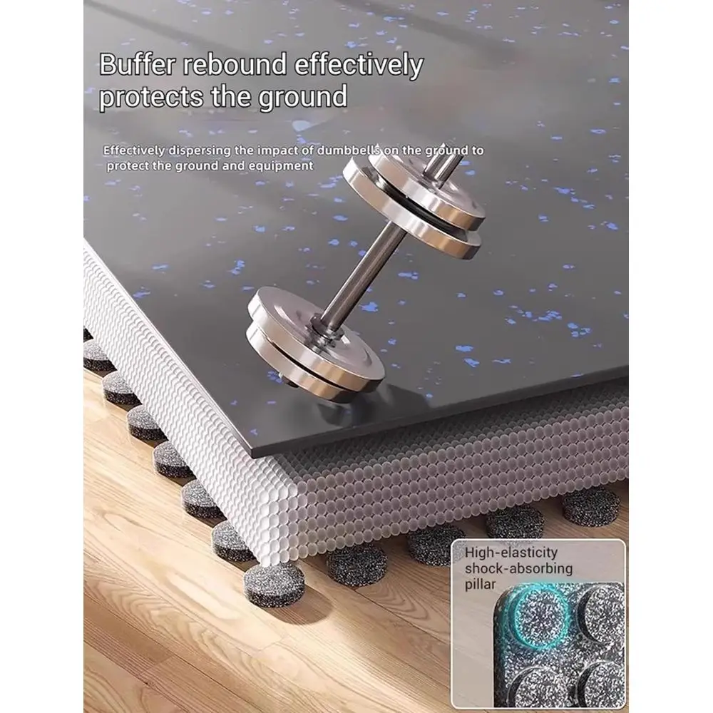 بلاط أرضي من الفوم المتشابك لل - مراجعة Home Gym Rubber Flooring وسعره