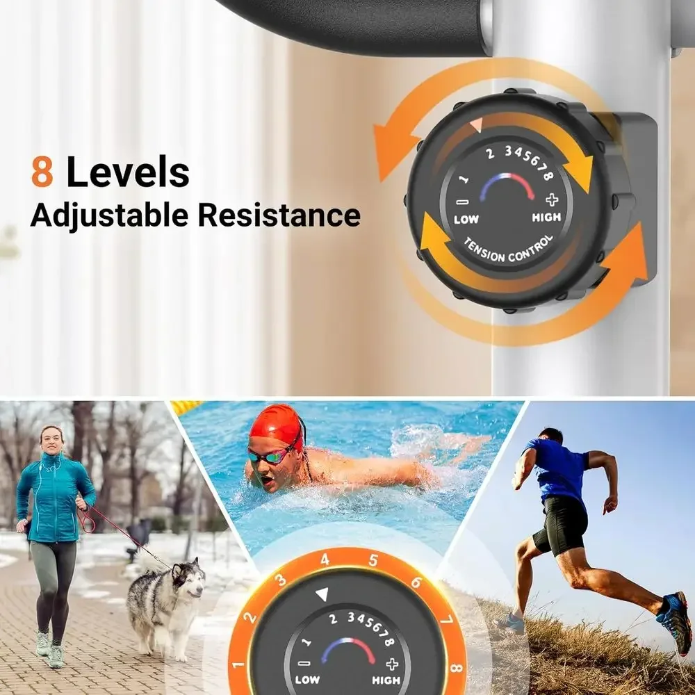 جهاز المشي البيضاوي الصامت للص - مراجعة Home Gym Resistance Machine وسعره