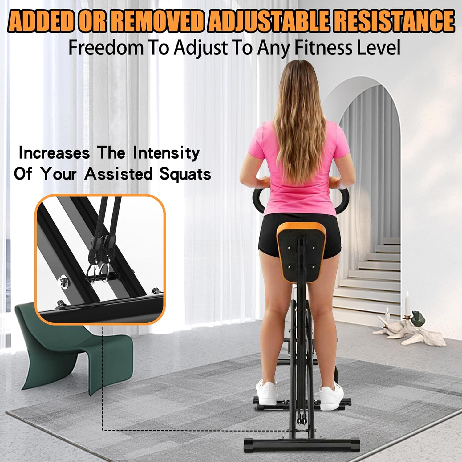 جهاز تمارين القرفصاء المنزلي،  - مراجعة Home Gym Resistance Machine وسعره