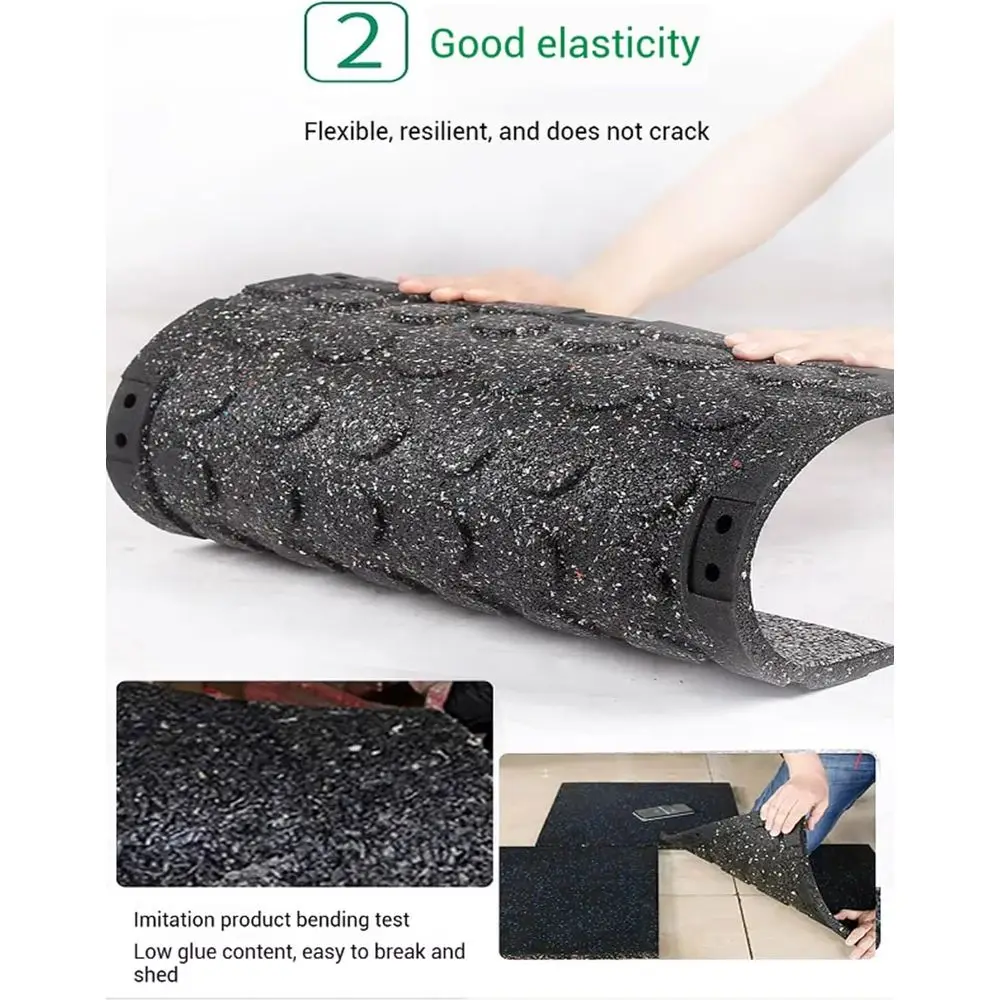 أرضيات الصالات الرياضية: حصائر - مراجعة Home Gym Rubber Flooring وسعره