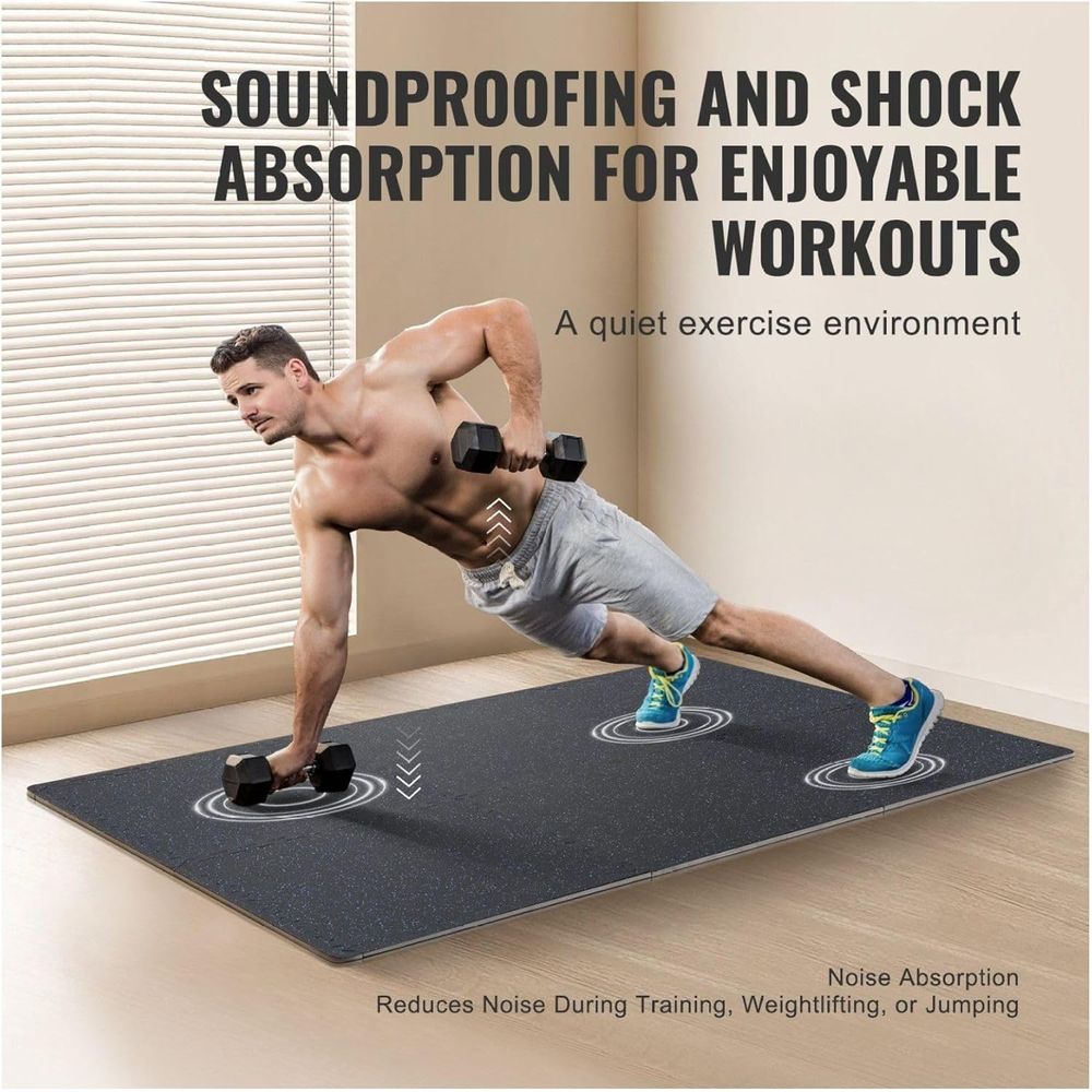 سجادات تمارين رياضية متشابكة م - مراجعة Home Gym Rubber Flooring وسعره
