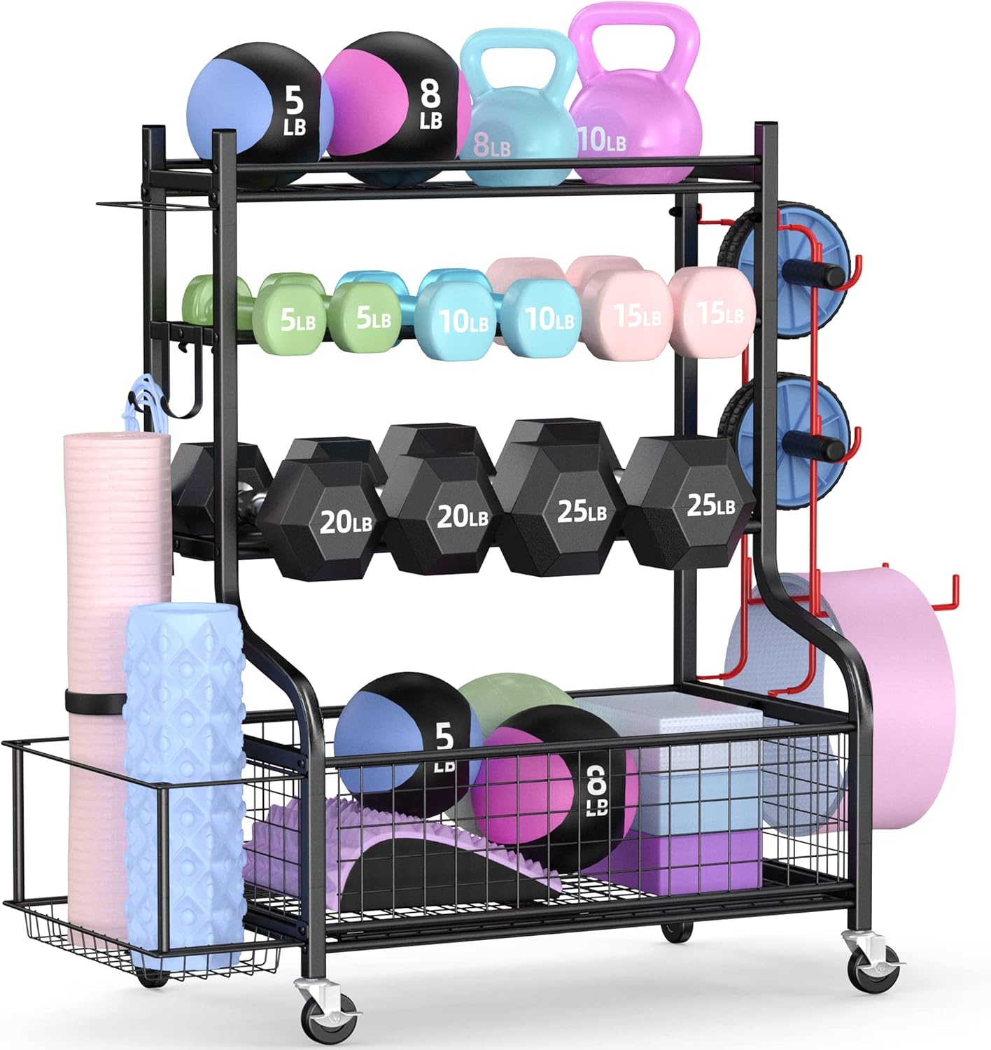 حامل دمبلز للصالة الرياضية الم - مراجعة Home Gym Usa وسعره