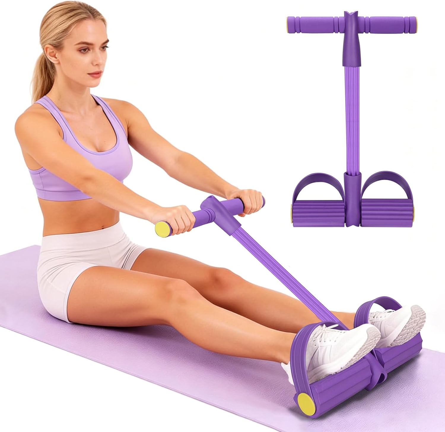 حبل مقاومة متعدد الوظائف بأربع - مراجعة Home Gym Resistance Machine وسعره